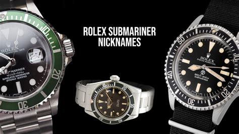 nickname for rolex submariner